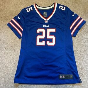 NFL Blue Jersey with Red and White Trim